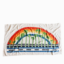 Load image into Gallery viewer, Vibrant Vintage Hawaii Towel
