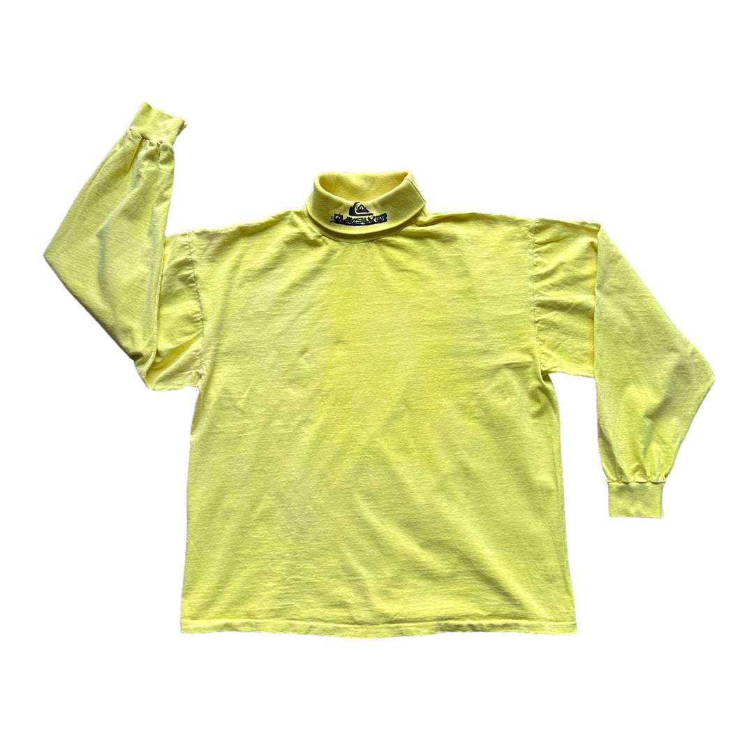 80's Vintage Quiksilver Neon T-Neck