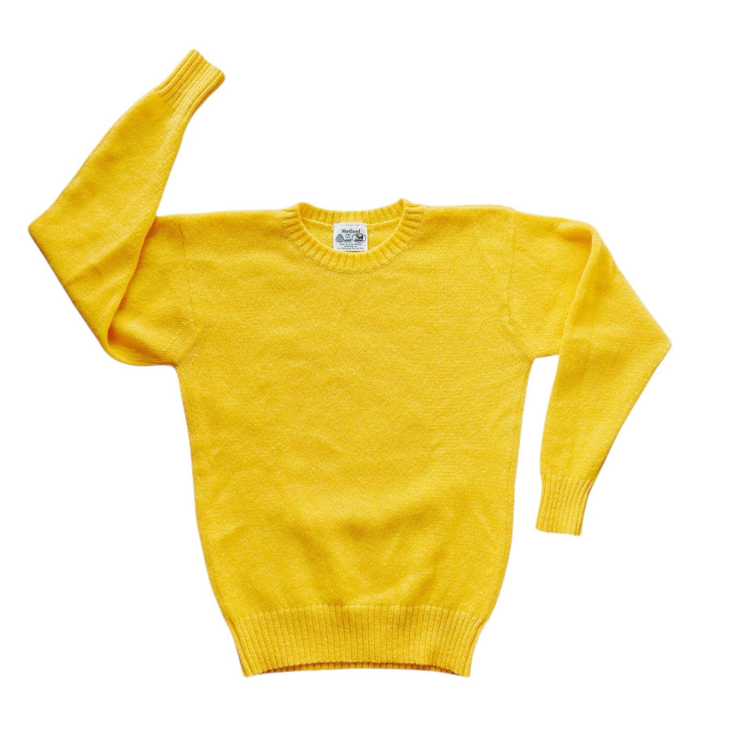 Mens Mustard Wool Sweater