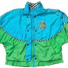 Load image into Gallery viewer, 80s Colorblock Windbreaker
