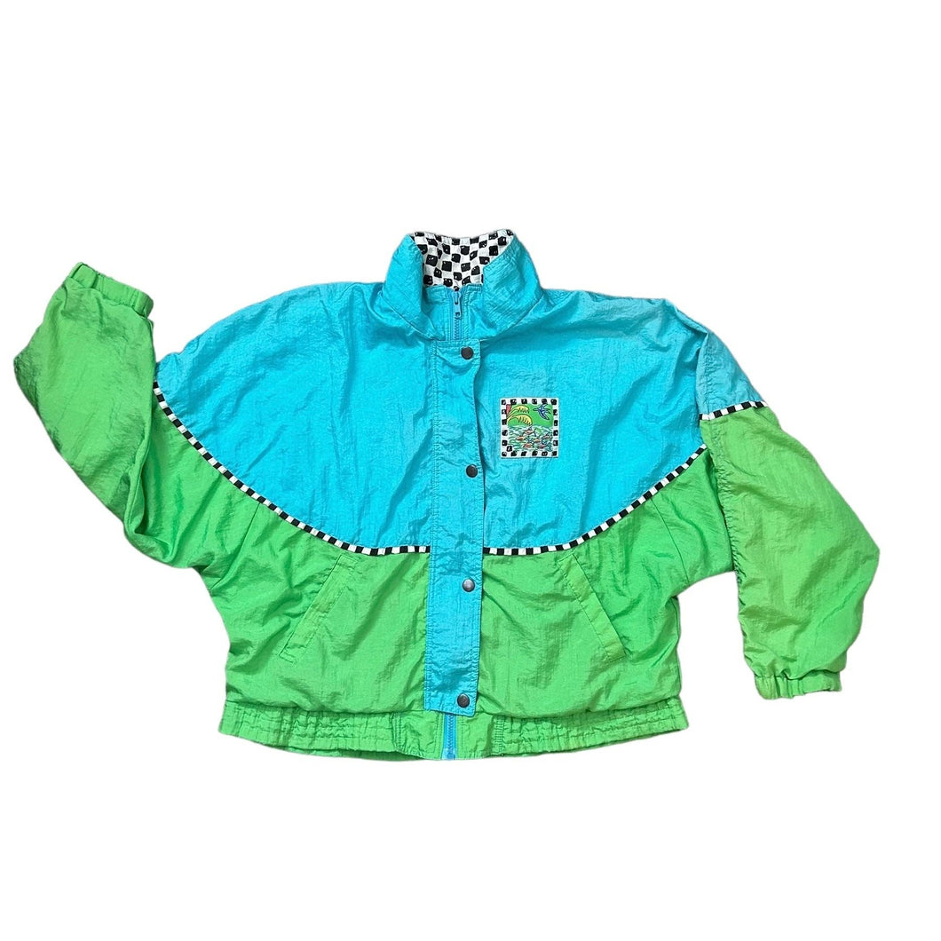 80s Colorblock Windbreaker