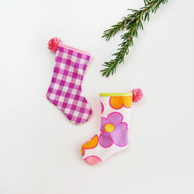 Load image into Gallery viewer, &quot;Merry and Bright&quot; mini stockings
