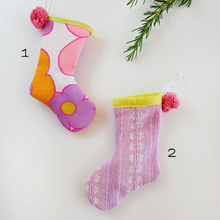 Load image into Gallery viewer, &quot;Merry and Bright&quot; mini stockings
