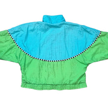 Load image into Gallery viewer, 80s Colorblock Windbreaker
