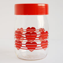 Load image into Gallery viewer, &quot;Ombre Hearts&quot; 1980s Glass Heart Jar
