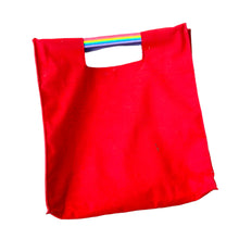 Load image into Gallery viewer, 1980&#39;s Vintage Rainbow Tote
