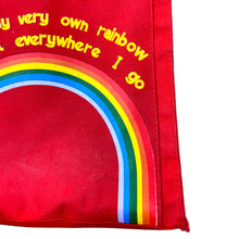 Load image into Gallery viewer, 1980&#39;s Vintage Rainbow Tote
