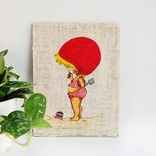 Load image into Gallery viewer, &quot;Day at the Beach&quot; vintage Lynn Santarlasci serigraph
