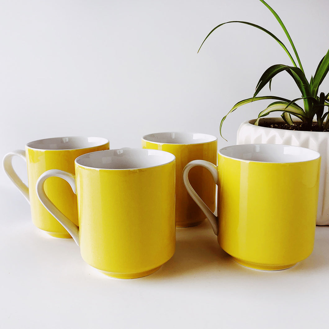 “Sunshine” vintage Mikasa mug set