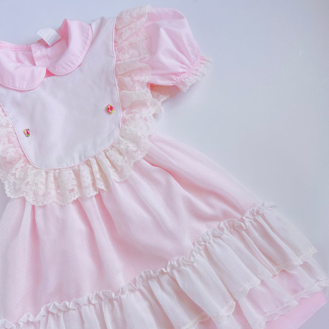 “Twirl” vintage pinafore party dress