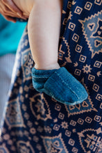 Load image into Gallery viewer, &quot;Indigo&quot; baby booties | multiple sizes
