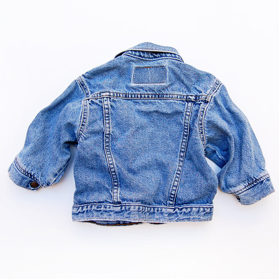 "Gram" kid's 80's vintage levis denim jacket | size: 24 months