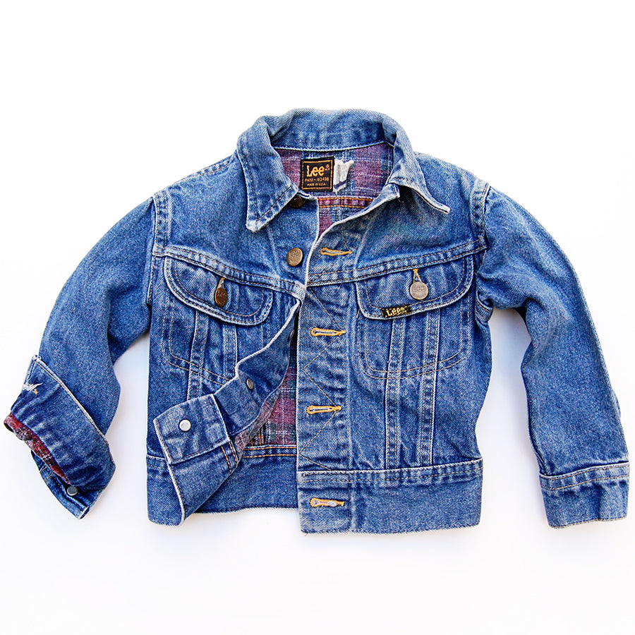 "Bud" vintage 80's Lee's kids denim jacket | size: 5T