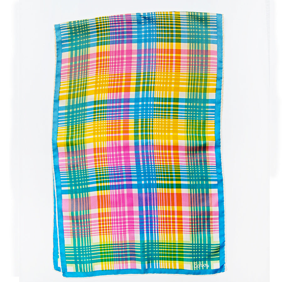 "Candy" Echo silk scarf