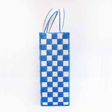 Load image into Gallery viewer, &quot;Jilly&quot; Checkerboard Crewel Tote
