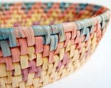 Load image into Gallery viewer, Pastel Rainbow Vintage Coil Basket
