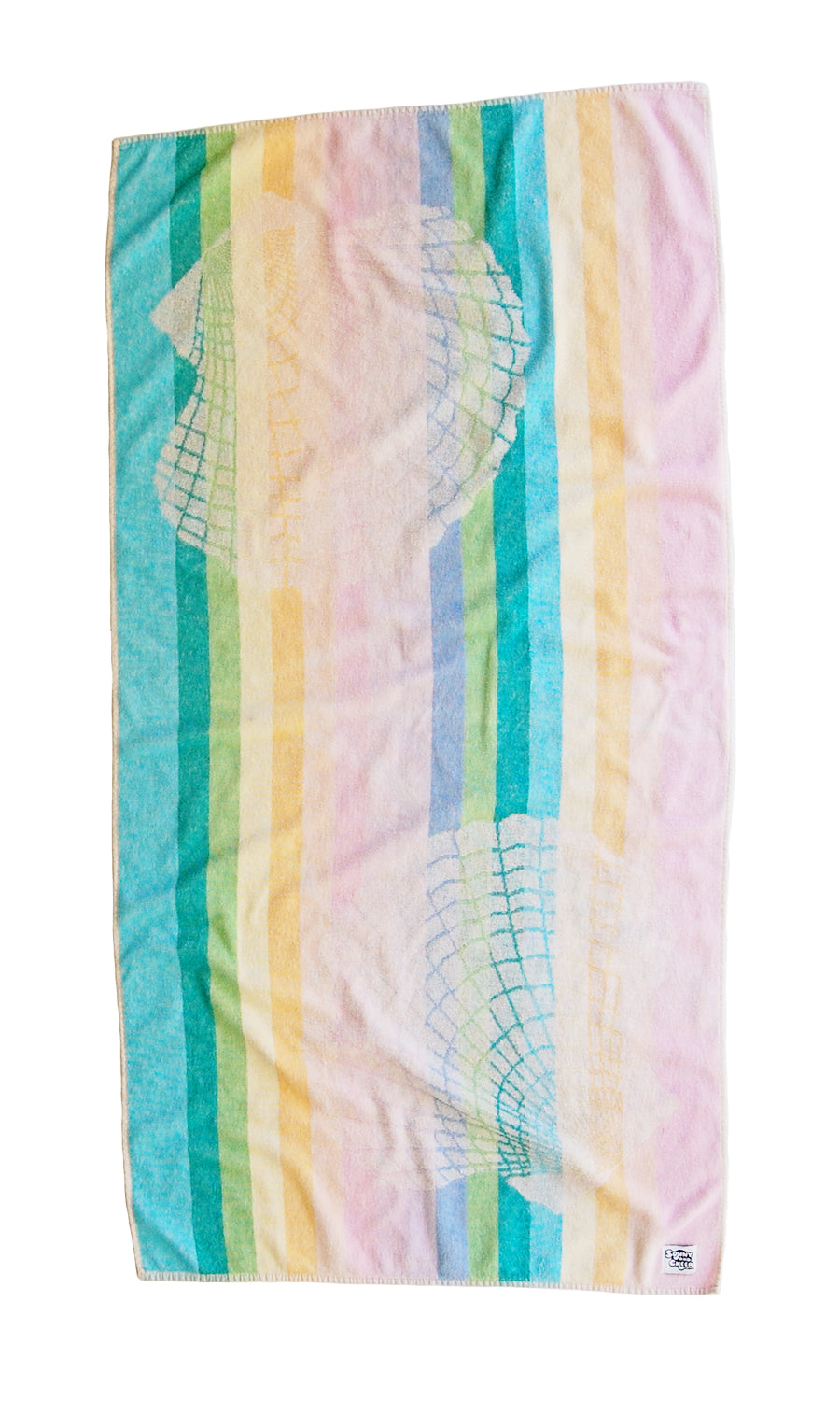 "Shell Yeah" vintage beach towels