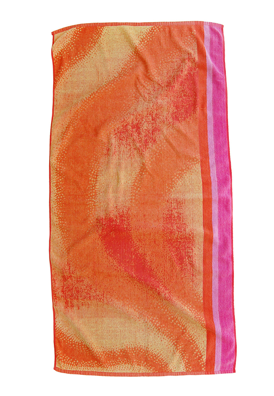 "Tropical Punch" Pair of Vintage Beach Towels