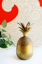 Load image into Gallery viewer, MCM Brass Pineapple Container
