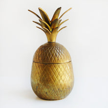 Load image into Gallery viewer, MCM Brass Pineapple Container
