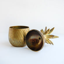 Load image into Gallery viewer, MCM Brass Pineapple Container
