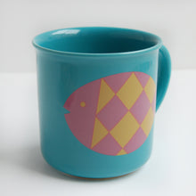 Load image into Gallery viewer, Vintage Stoneware Kawaii Coffee Cup
