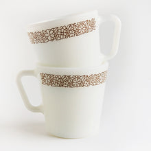 Load image into Gallery viewer, &quot;Woodland&quot; Pair of vintage Woodland Pyrex mugs
