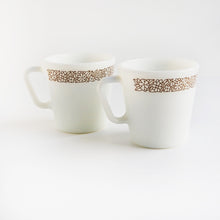 Load image into Gallery viewer, &quot;Woodland&quot; Pair of vintage Woodland Pyrex mugs
