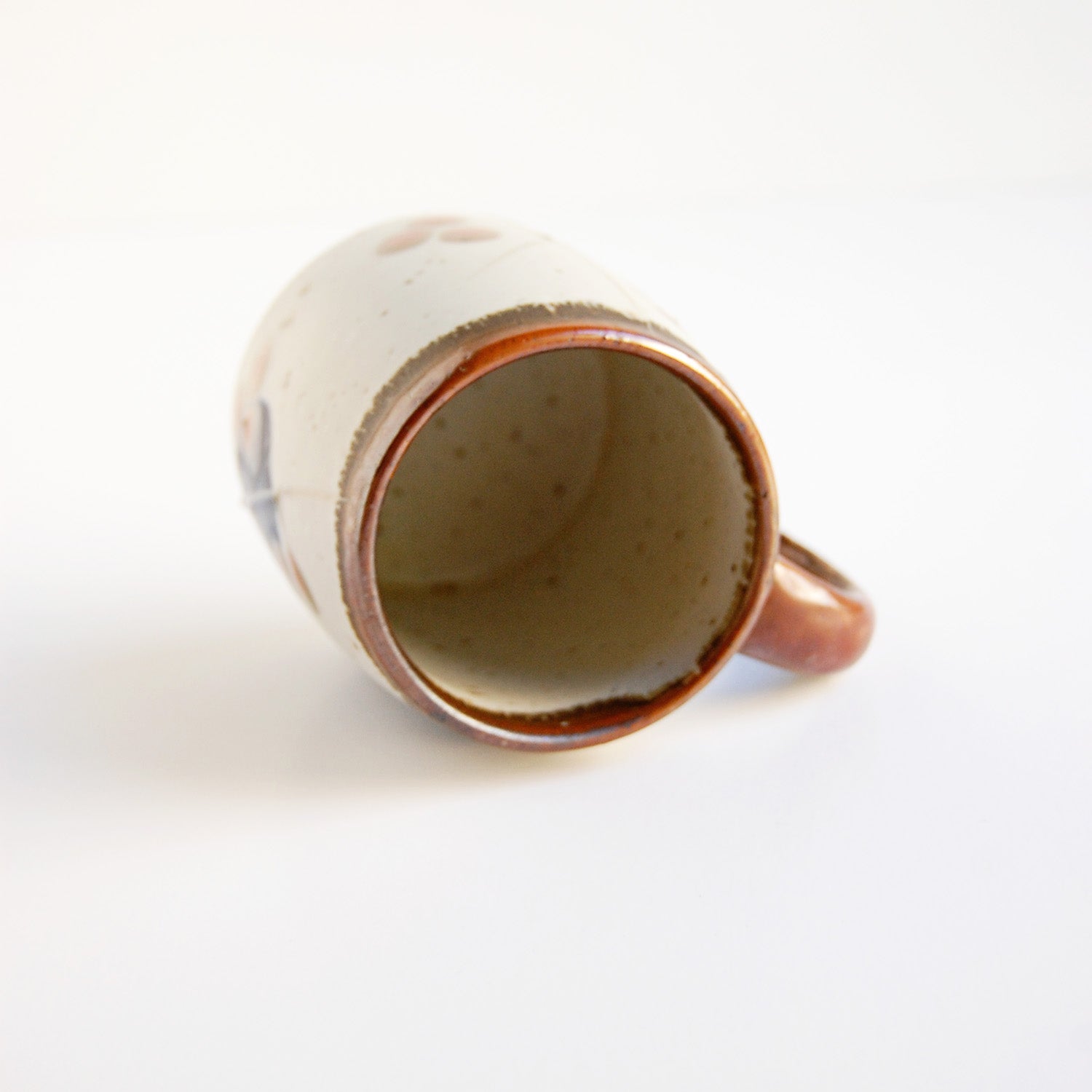 "Janice" Vintage Boho Stoneware Coffee Mug