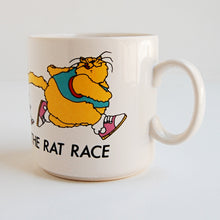 Load image into Gallery viewer, &quot;Welcome to the Rat Race&quot; vintage coffee mug
