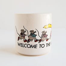 Load image into Gallery viewer, &quot;Welcome to the Rat Race&quot; vintage coffee mug
