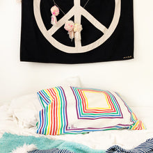 Load image into Gallery viewer, vintage Vera &quot;rainbow&quot; pillowcase
