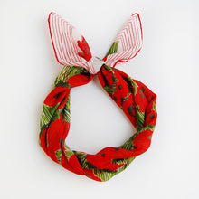 Load image into Gallery viewer, &quot;Poppy&quot; vintage cotton scarf

