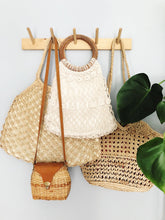Load image into Gallery viewer, &quot;Sandy&quot; Vintage Straw Tote
