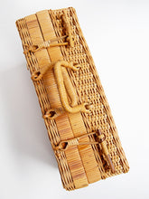 Load image into Gallery viewer, Vintage Rattan Suitcase
