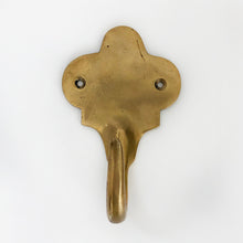 Load image into Gallery viewer, &quot;Key&quot; vintage brass hook

