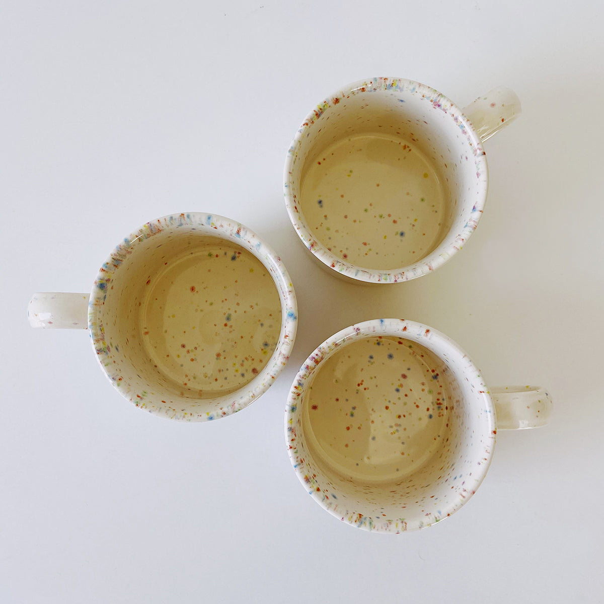 "Dot" vintage speckled mug