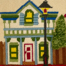 Load image into Gallery viewer, &quot;1970&#39;s Old Town&quot; Vintage Needlepoint
