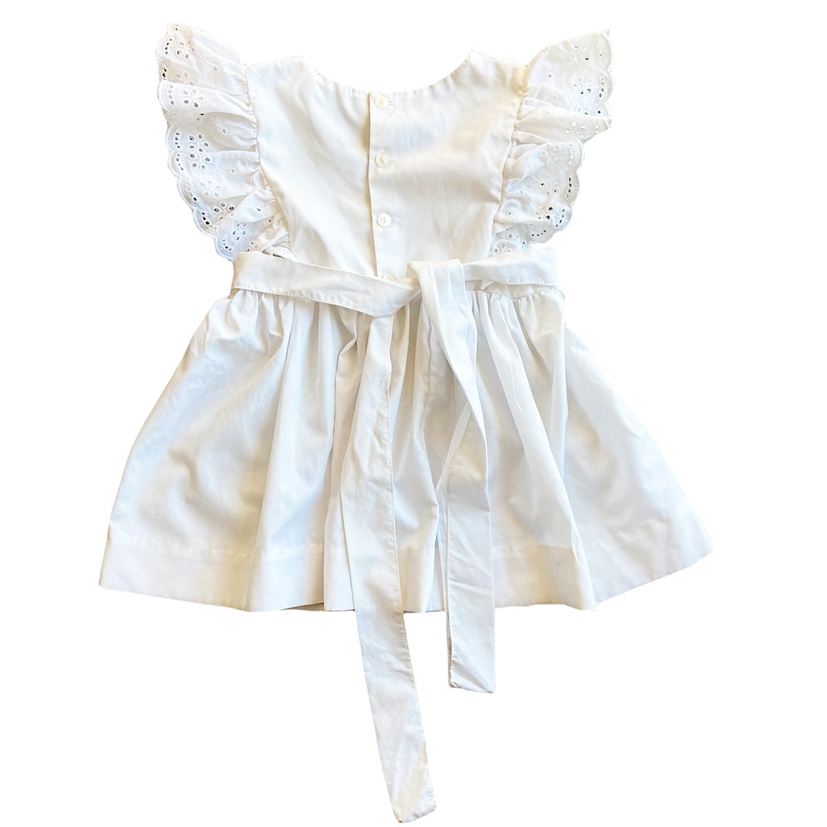 "Mandy" 80s eyelet pinafore