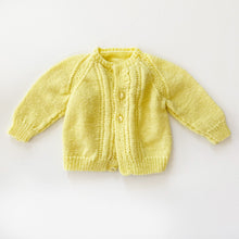 Load image into Gallery viewer, &quot;Lemon&quot; Vintage Baby Cardigan
