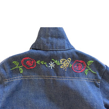 Load image into Gallery viewer, 70s Embroidered Denim Jacket
