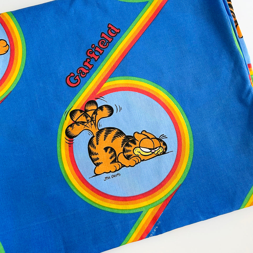 Vintage Garfield Flat Sheet