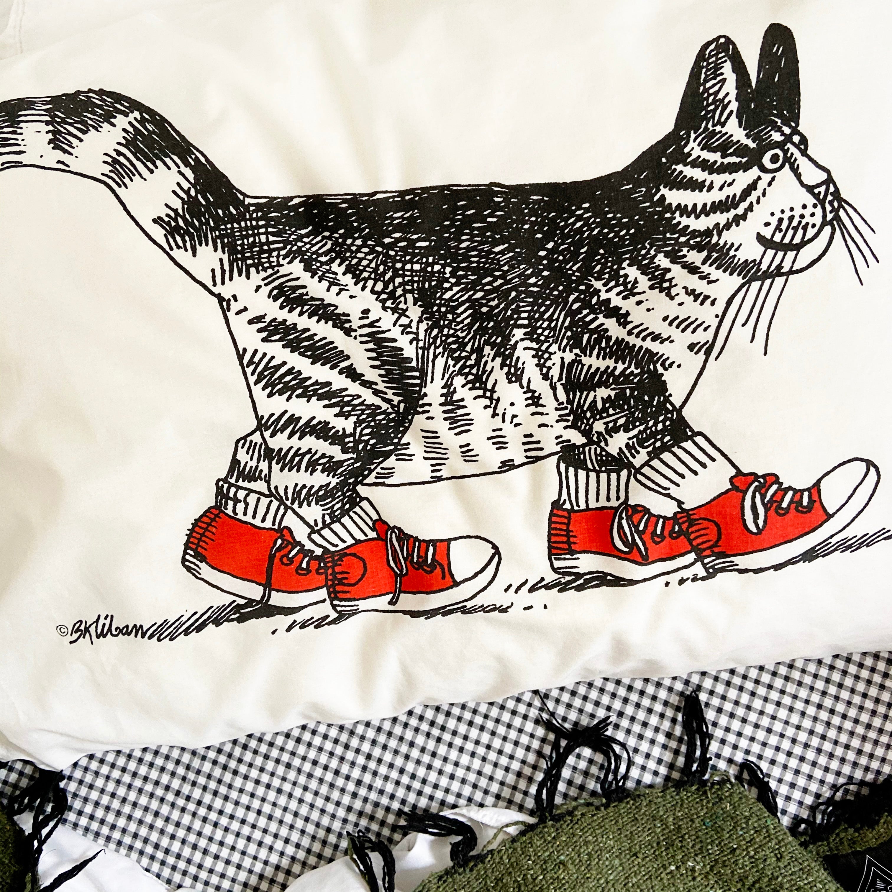 "Cool Cat" Vintage Kliban Pillowcase