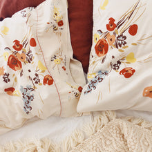 Load image into Gallery viewer, &quot;Dried Florals&quot; vintage pillowcases
