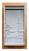 Load image into Gallery viewer, &quot;Sail Away&quot; 1970&#39;s Frosted Mirror b
