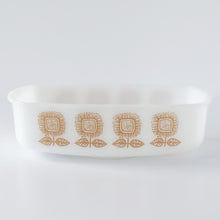 Load image into Gallery viewer, &quot;Sunny&quot; Vintage Fire King Mid-Century Sunflower Dish
