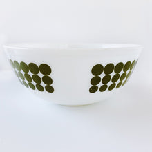 Load image into Gallery viewer, Vintage Pyrex Green Dots Bowl
