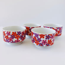Load image into Gallery viewer, &quot;Flower Power&quot; 1960s Pedestal Bowls

