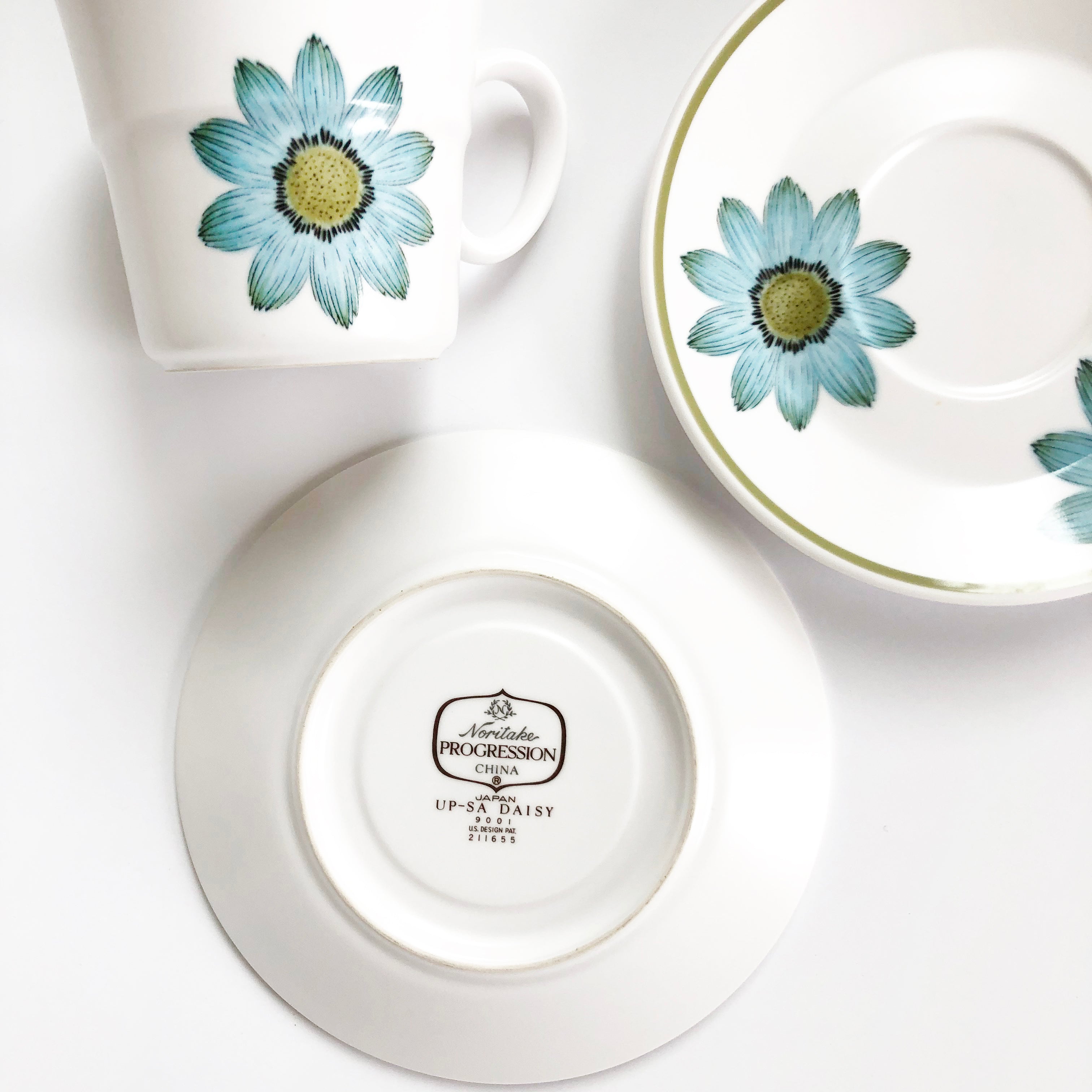 "Up-Sa Daisy" vintage mid century modern Noritake dish collection