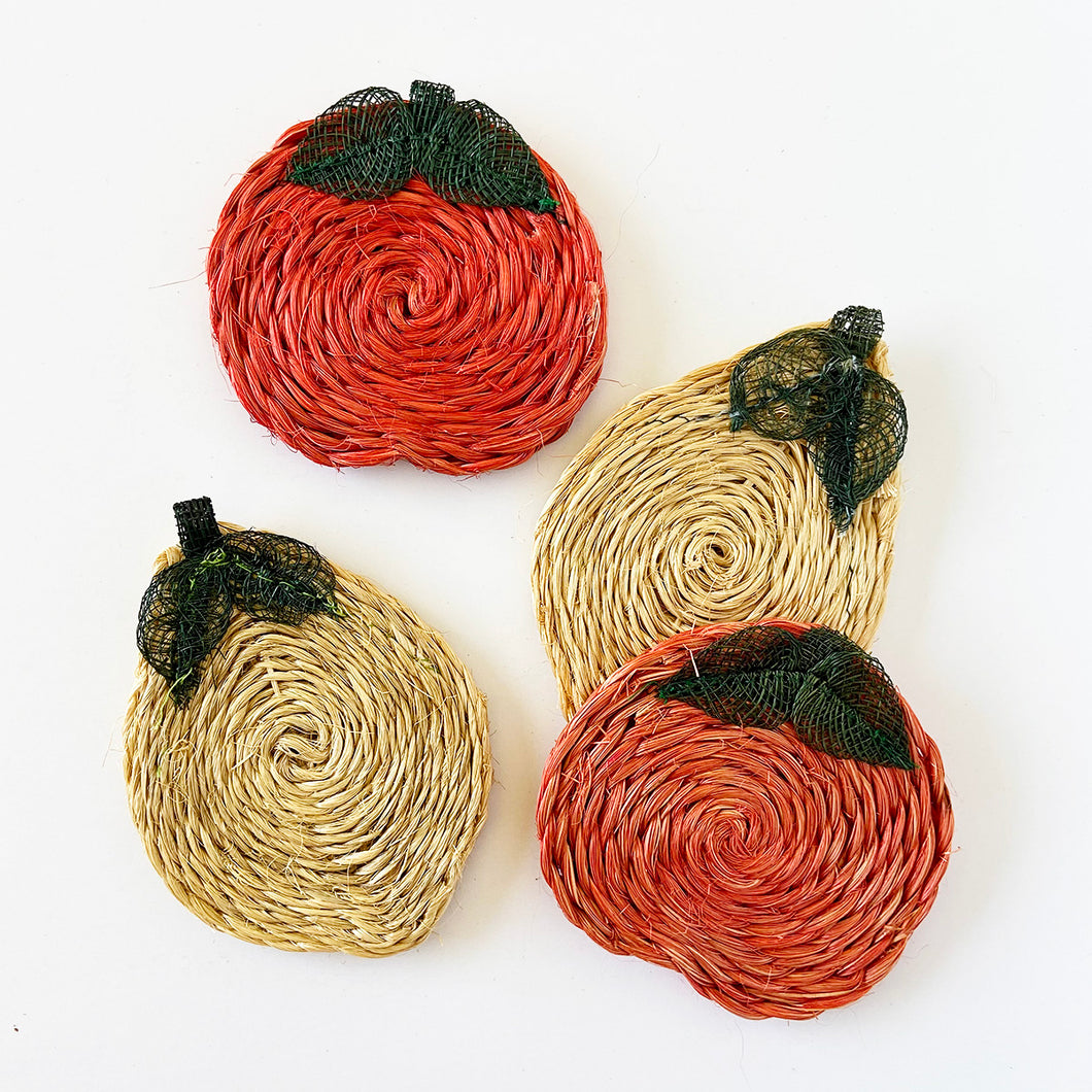 1960s Raffia Coasters